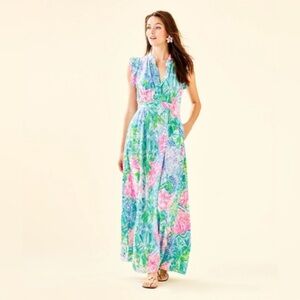 Lilly Pulitzer Palm Beach Silk Maxi